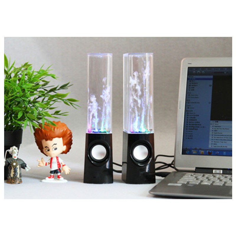 Dancing Water Speaker LED Light Fountain Speaker Family Party